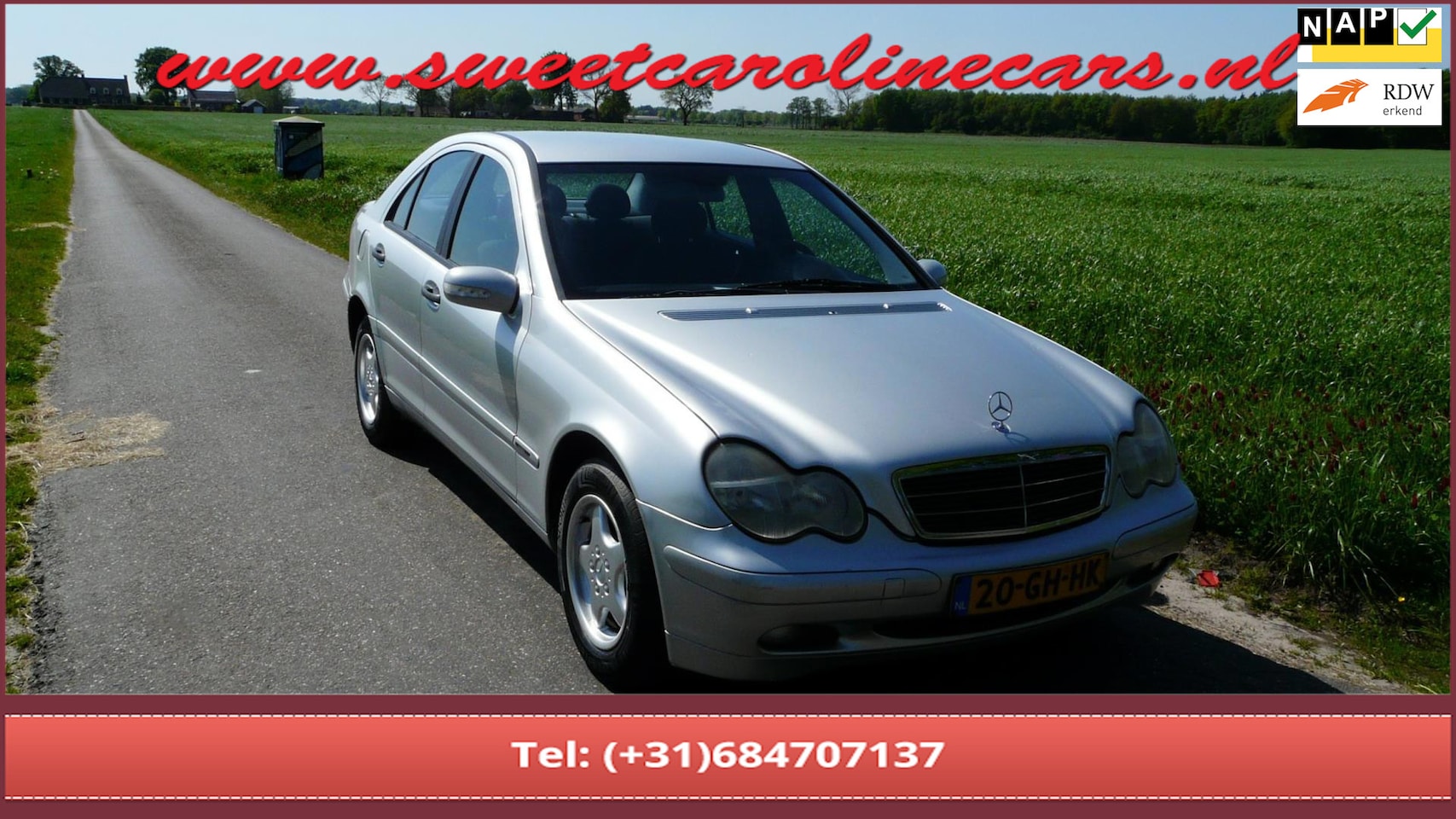 Mercedes-Benz C-klasse - 180 Elegance 180 Elegance,Airco,Grootbeeld navi,Lmv's! - AutoWereld.nl