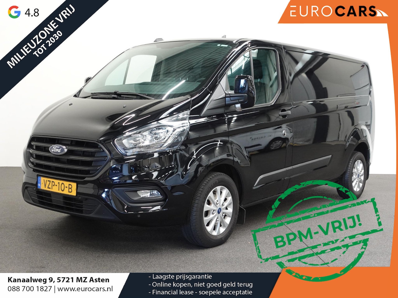 Ford Transit Custom - 300 2.0 TDCI L2H1 Trend Automaat Airco Navi Cruisecontrol Camera Parkeersensoren Trekhaak - AutoWereld.nl