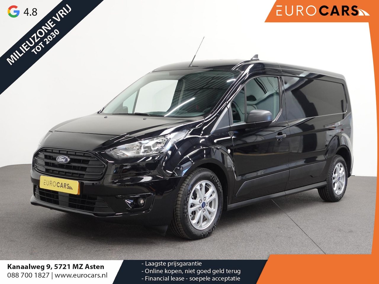 Ford Transit Connect - 1.5 EcoBlue Aut. L2 Trend |Navi|Airco|PDC A|Cruise Control|3Zits|Camera|DAB+ - AutoWereld.nl