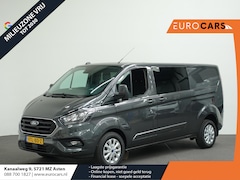 Ford Transit Custom - 300 2.0 TDCI L2H1 Limited Dubbele Cabine Automaat Navigatie Airco 2 Schuifdeuren Trekhaak