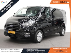 Ford Transit Custom - 300 2.0 TDCI L2H1 Limited Dubbele cabine Automaat Navi Airco 2x Schuifdeuren Trekhaak Park