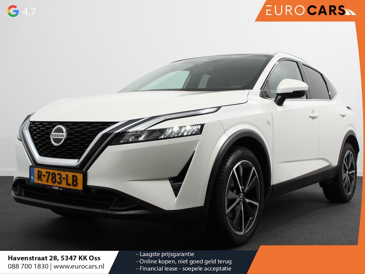 Nissan Qashqai - 1.3 MHEV Design Acenta Panorama dak  Climate control Adaptive cruise control LED  Parkeers - AutoWereld.nl