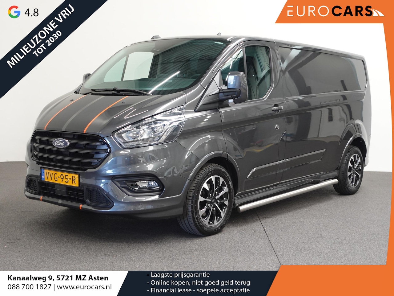 Ford Transit Custom - 320 2.0 TDCI L2H1 Sport 170PK Automaat Navigatie Camera Cruise control Trekhaak - AutoWereld.nl