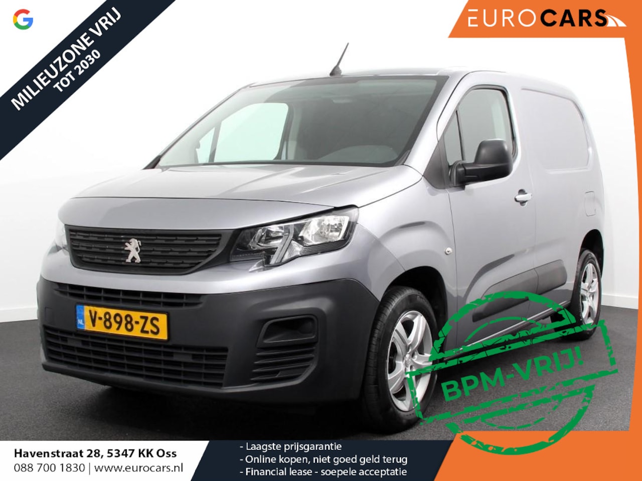 Peugeot Partner - 1.6 BlueHDI Pro Nieuw model! Airco Lichtmetalen Velgen Lees opmerkingen! - AutoWereld.nl