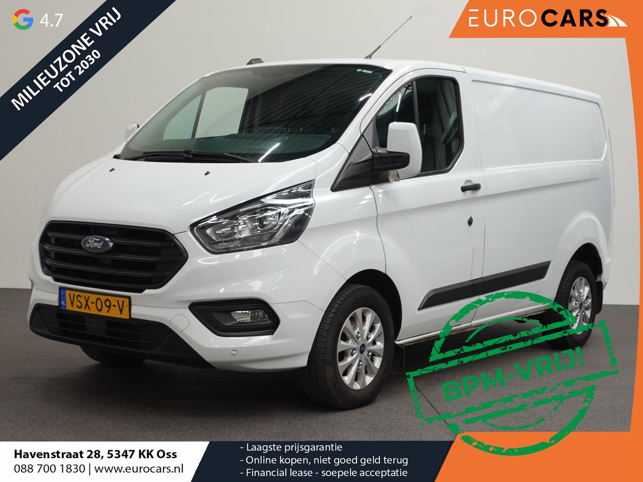 Ford Transit Custom - L1H1 Trend Airco Bluetooth Navi Trekhaak Parkeersensoren - AutoWereld.nl