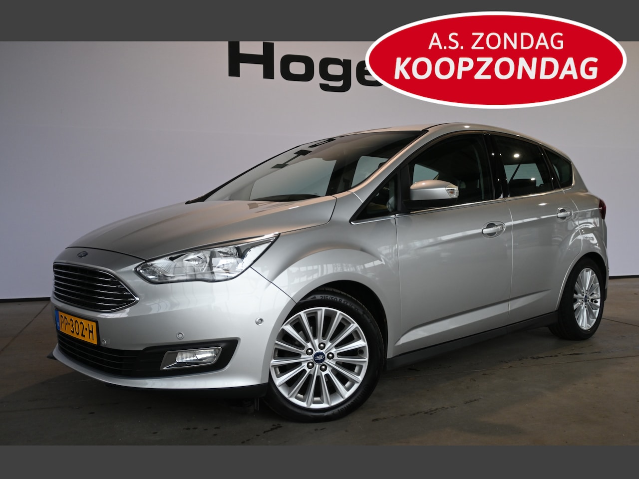 Ford C-Max - 1.0 Titanium Ecc Navigatie PDC Cruise Control Rijklaarprijs Inruil Mogelijk! - AutoWereld.nl