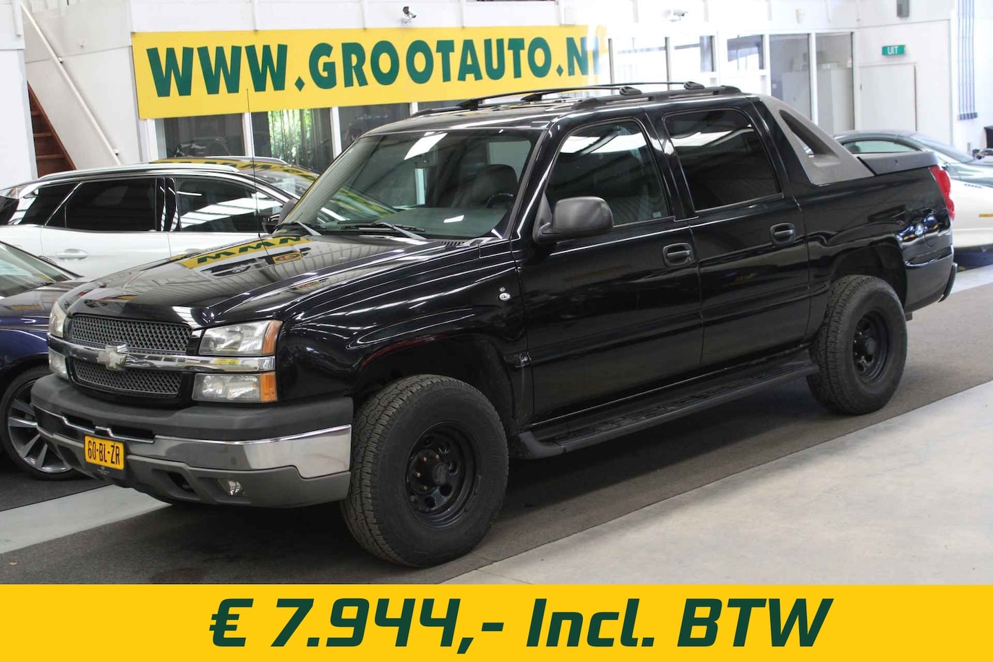 Chevrolet Avalanche - USA 5.3 4WD 1500 Automaat INCL. BTW NAP, Youngtimer, Airco, Leder - AutoWereld.nl
