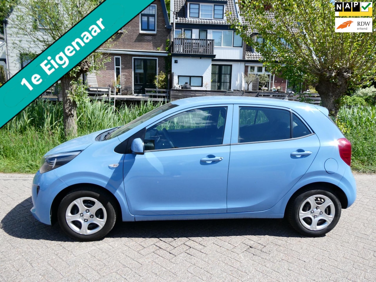 Kia Picanto - 1.0 CVVT 5-deurs 1e eigenaar Airco Multimedia Hoge instap Zuinig - AutoWereld.nl
