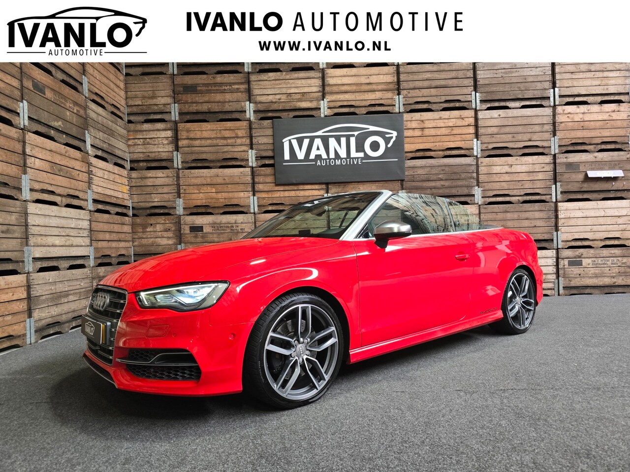 Audi A3 Cabriolet - 2.0 TFSI S3 quattro Pro Line Plus 3x S-Line Leder B&O Navi 19"LM - AutoWereld.nl