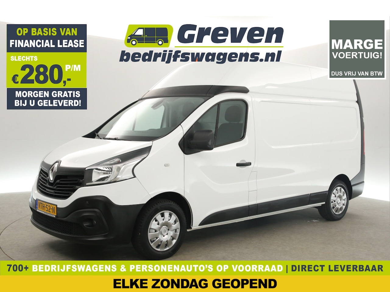 Renault Trafic - 1.6 dCi T29 L2H2 | MARGE! | BPM VRIJ | Camper Ombouw | Airco Parkeersensoren Elektrpakket - AutoWereld.nl