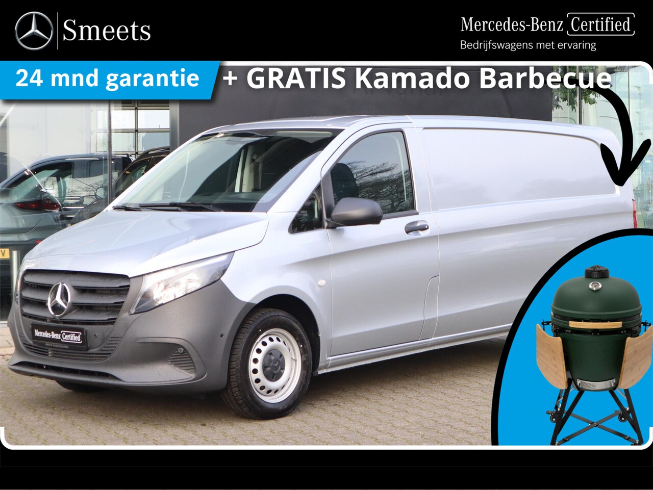 Mercedes-Benz Vito - 114 CDI L3 FACELIFT ZILVER - AutoWereld.nl