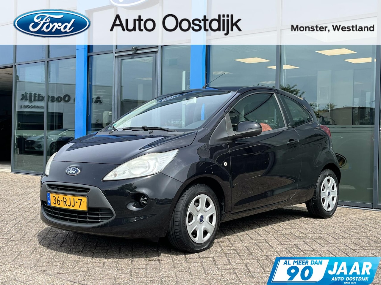 Ford Ka - 1.2 Cool & Sound 69PK Airco Centrale Vergrendeling Radio/CD-Speler Elek. Ramen Reservewiel - AutoWereld.nl