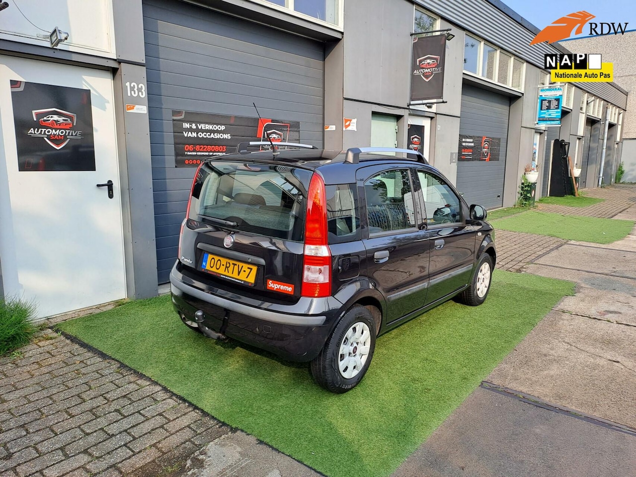 Fiat Panda - 1.2 Edizione Cool Zwart 2011 Airco NAP Nette auto - AutoWereld.nl