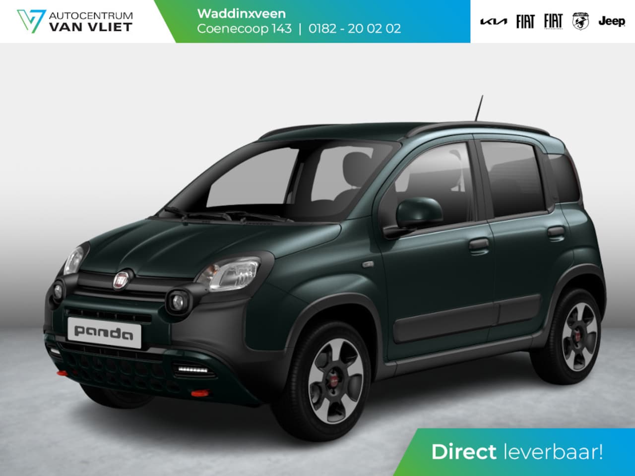 Fiat Panda - Hybrid Cross | Airco | Bluetooth Dakrails | LED | PDC | Uit voorraad leverbaar ! - AutoWereld.nl