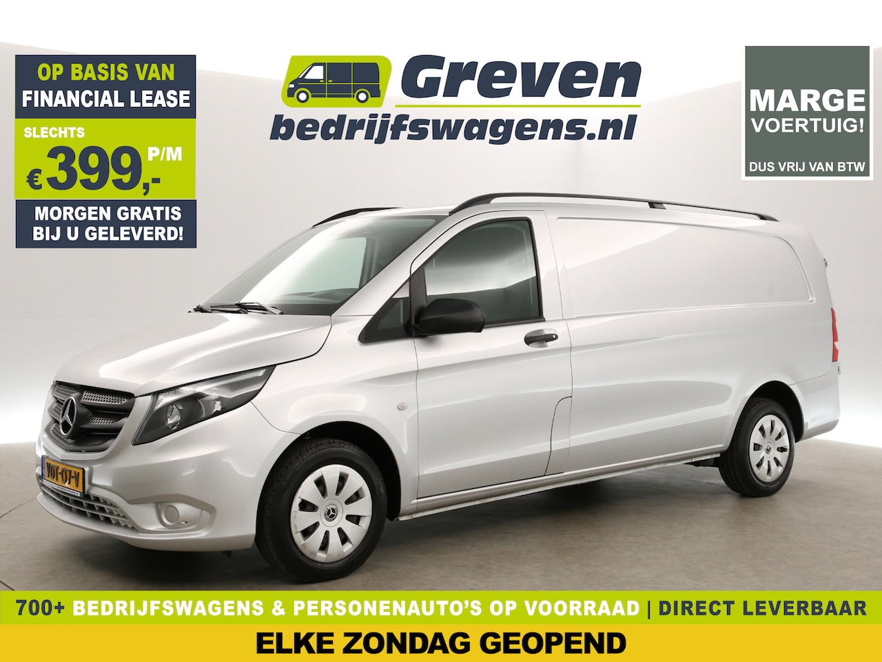 Mercedes-Benz Vito - 114 CDI Extra Lang | MARGE! | Automaat Airco Cruise Navigatie Trekhaak - AutoWereld.nl