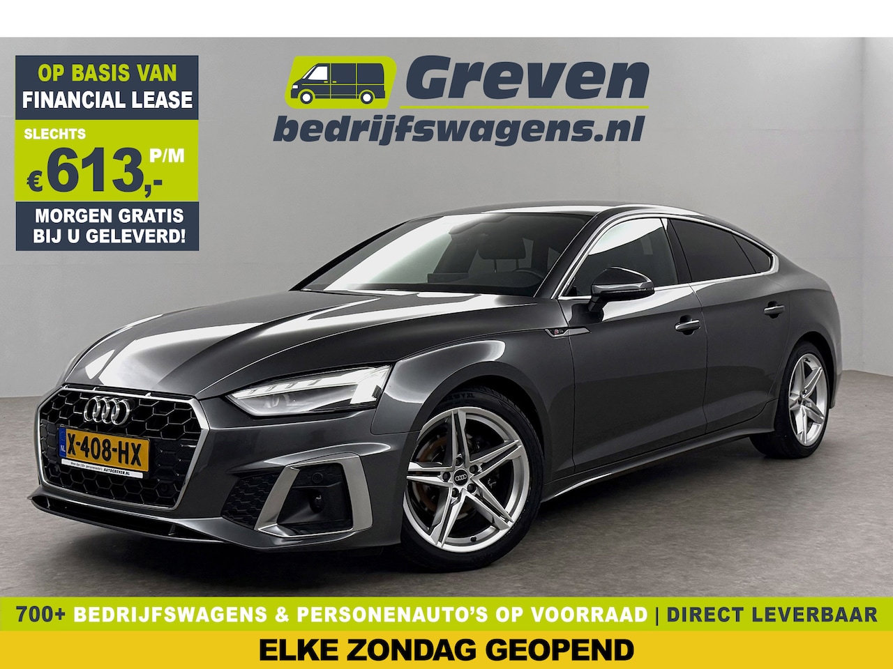 Audi A5 - 35 TFSI S-Line 150PK Camera LED Virtual Carplay Clima Cruise Navi PDC 18''LMV - AutoWereld.nl
