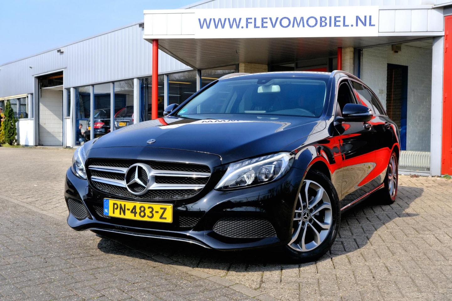 Mercedes-Benz C-klasse Estate - 180 156pk Business Solution Aut.Navi|Half Leder|LED|Clima|LMV - AutoWereld.nl