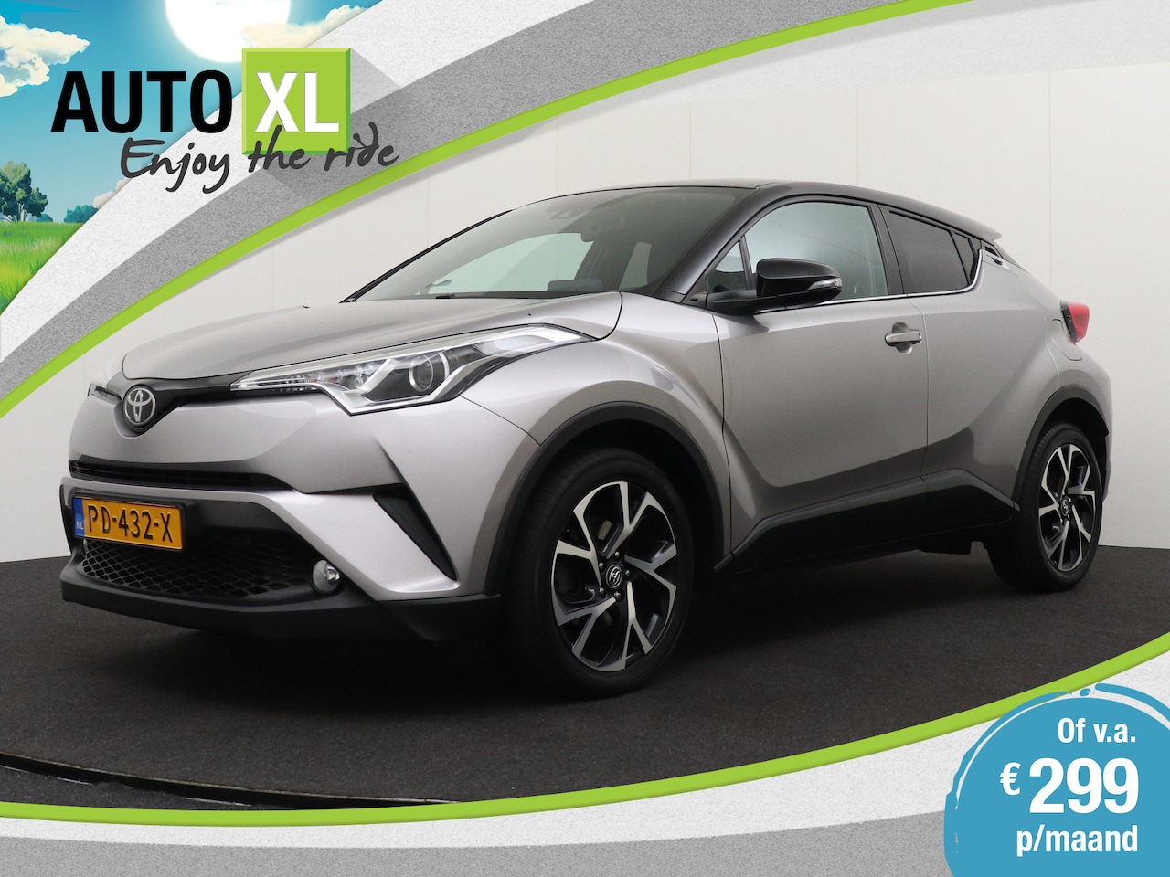 Toyota C-HR - 1.2 Aut. Bi-Tone Camera Leder Stoelverw. Adapt. Cruise 18' LMV - AutoWereld.nl