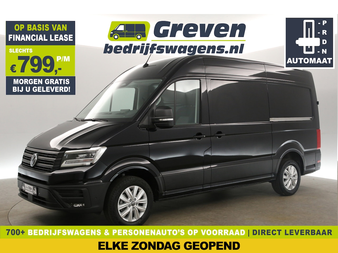 Volkswagen Crafter - 2.0 TDI DSG HIGHLINE EXCLUSIVE L3H3 | FACELIFT MODEL | BPM VRIJ | NIEUW 3000KG TREKHAAK VI - AutoWereld.nl