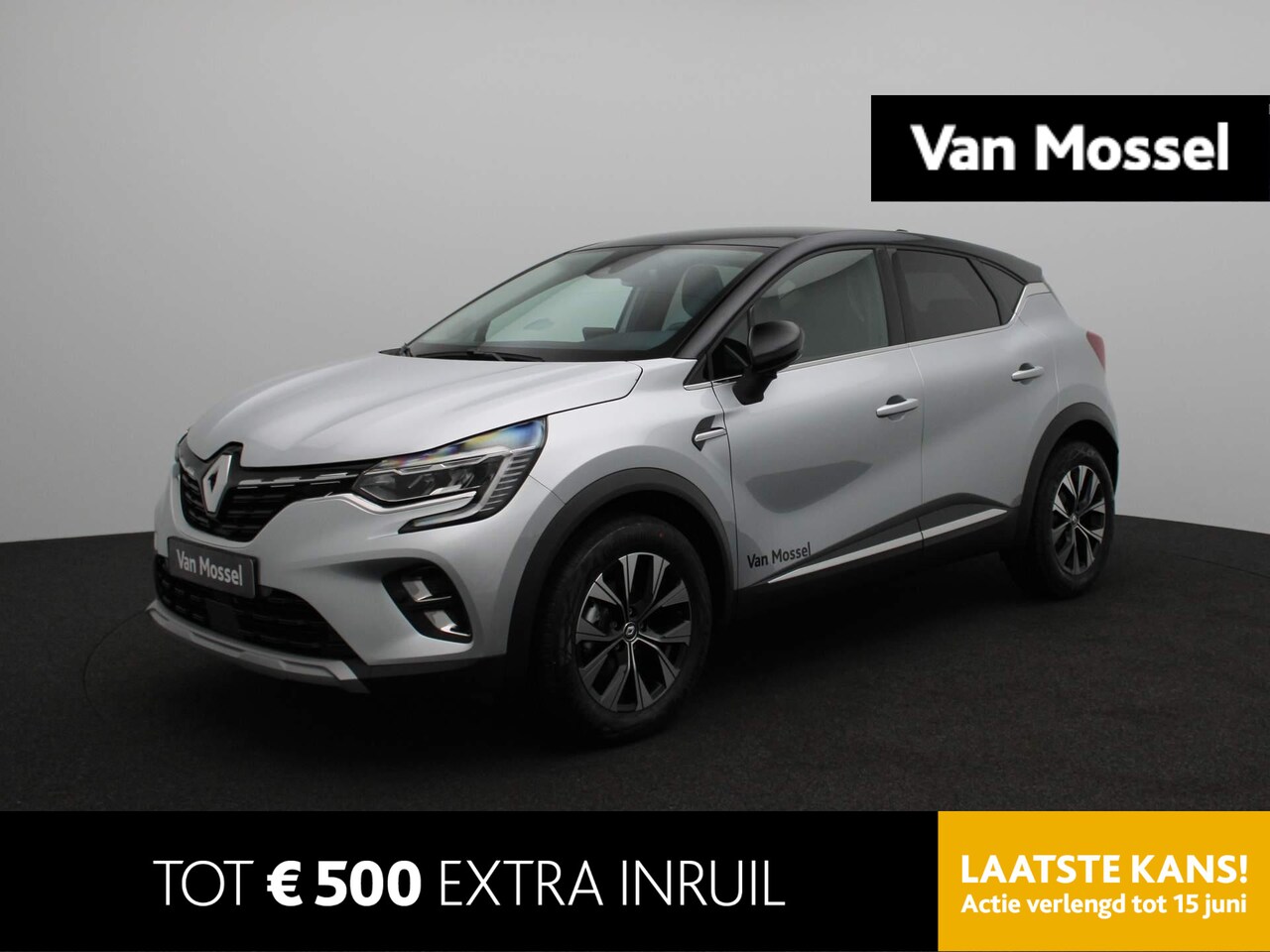 Renault Captur - TCe 90 Techno | Demo | Pack Full Screen | Bekleding kunstleder TEP/stof 'Noir/Gris' | Two- - AutoWereld.nl