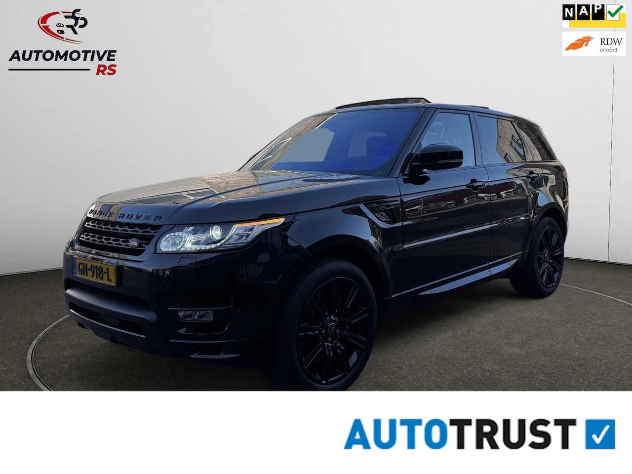 Land Rover Range Rover Sport - 3.0 V6 Hybrid 2015 | Autobiography | Panodak | Leder | Navi | Camera | Dealeronderhouden - AutoWereld.nl