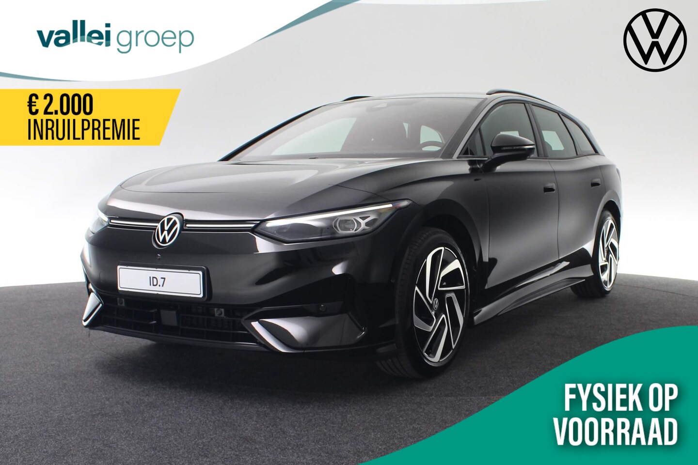 Volkswagen ID.7 - Pro S 86 kWh accu. 210 kW / 286 pk Variant Elektri | Matrix LED | 360 Camera | HUD | Trekh - AutoWereld.nl