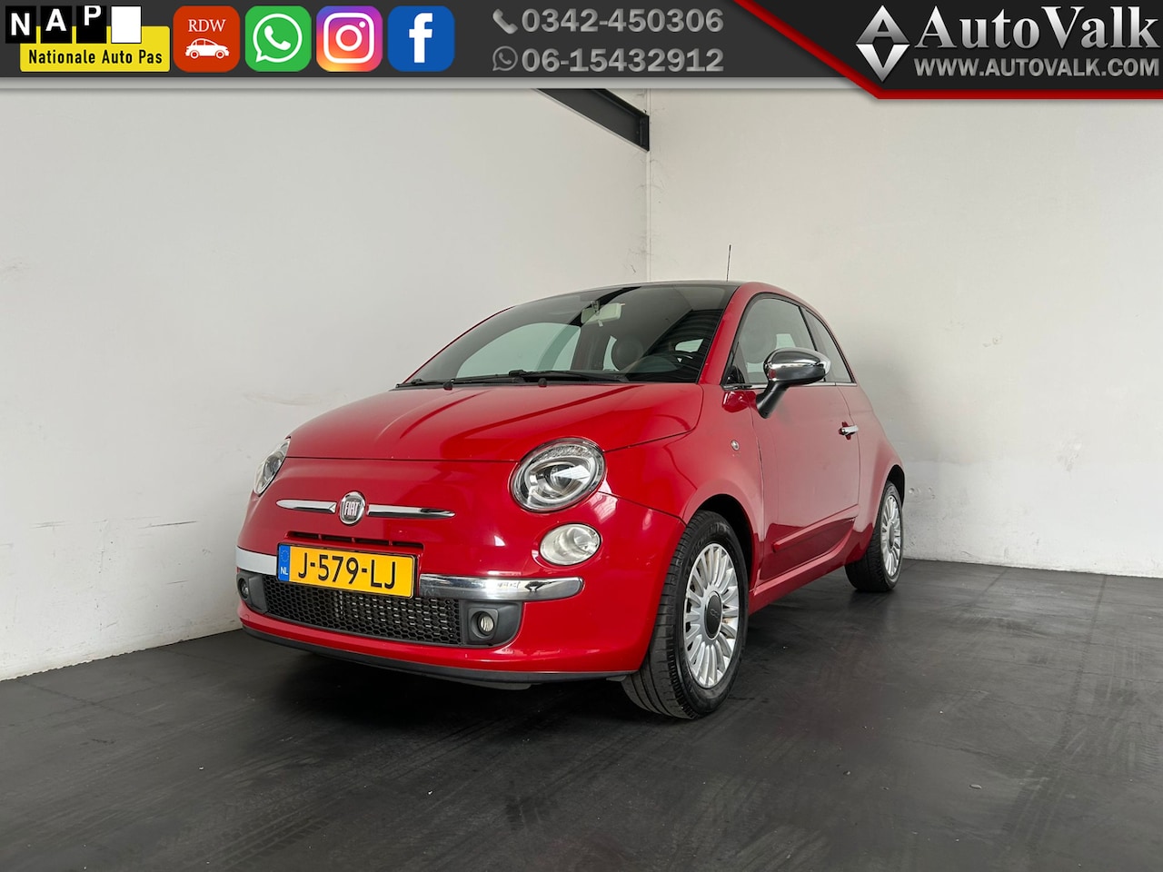 Fiat 500 - 1.2 Naked. Open dak! - AutoWereld.nl