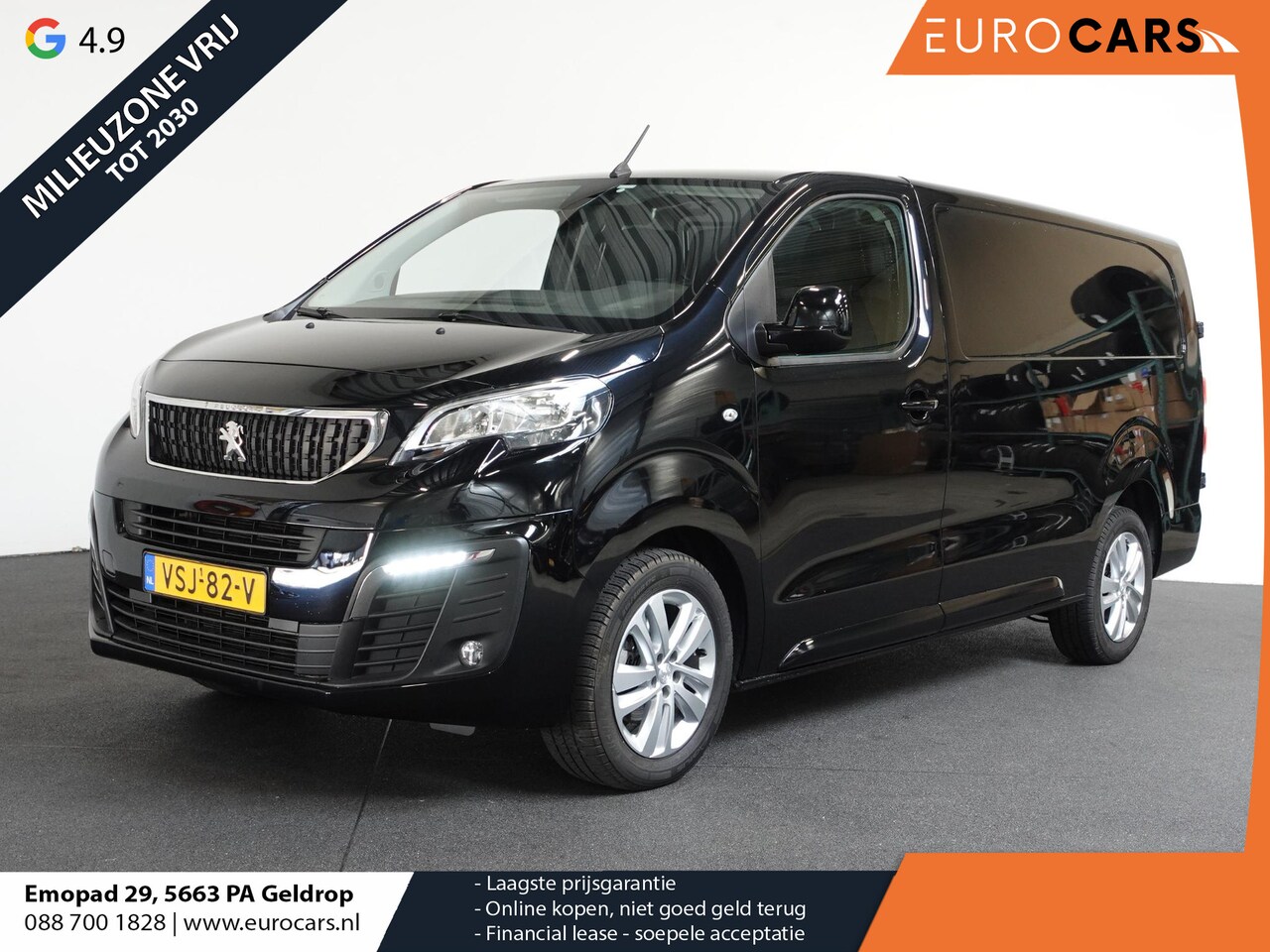 Peugeot Expert - 180pk Automaat L3 Long Premium Airco Cruise Navi Trekhaak - AutoWereld.nl