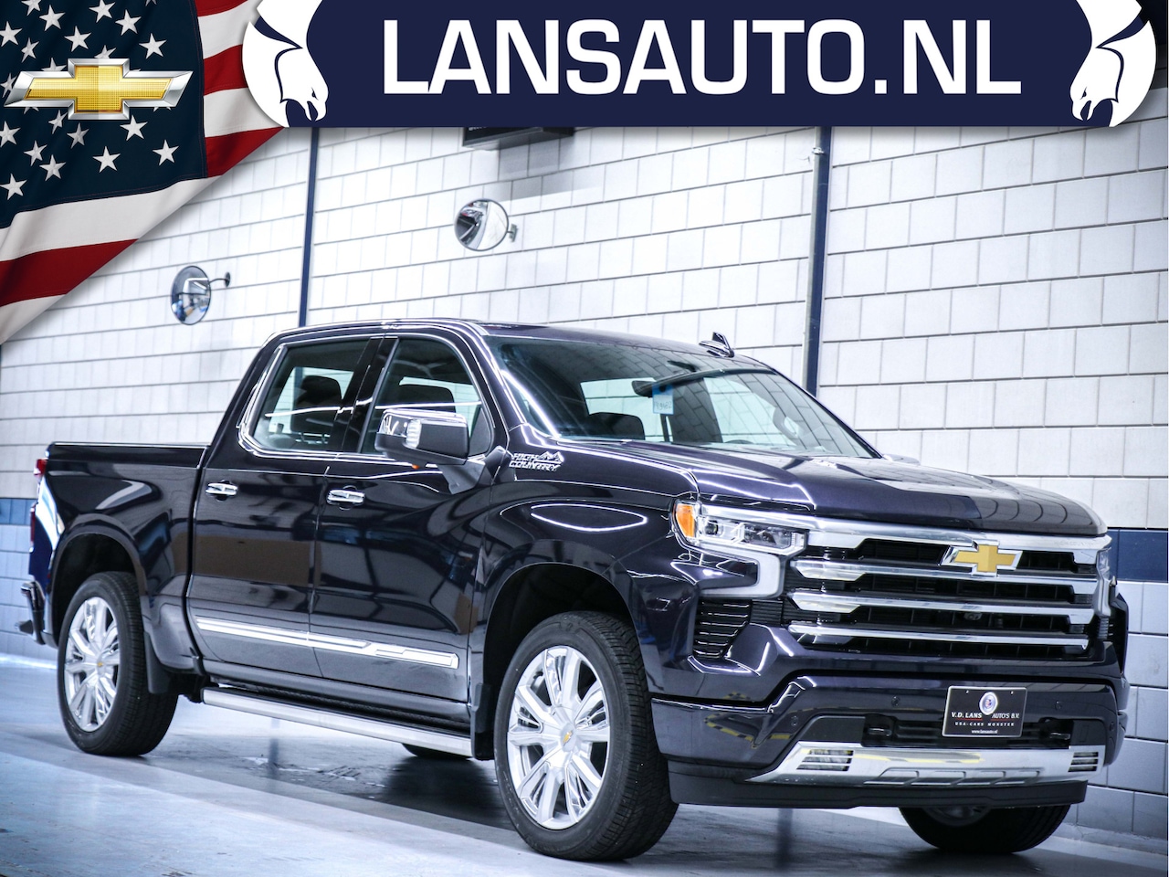 Chevrolet Silverado - High Country | 6.2L V8 Dark Ash - AutoWereld.nl