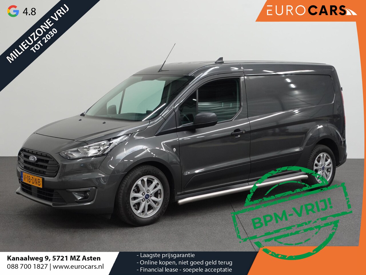 Ford Transit Connect - 1.5 EcoBlue L2 Trend Automaat Navi Airco Automaat Navi Airco - AutoWereld.nl