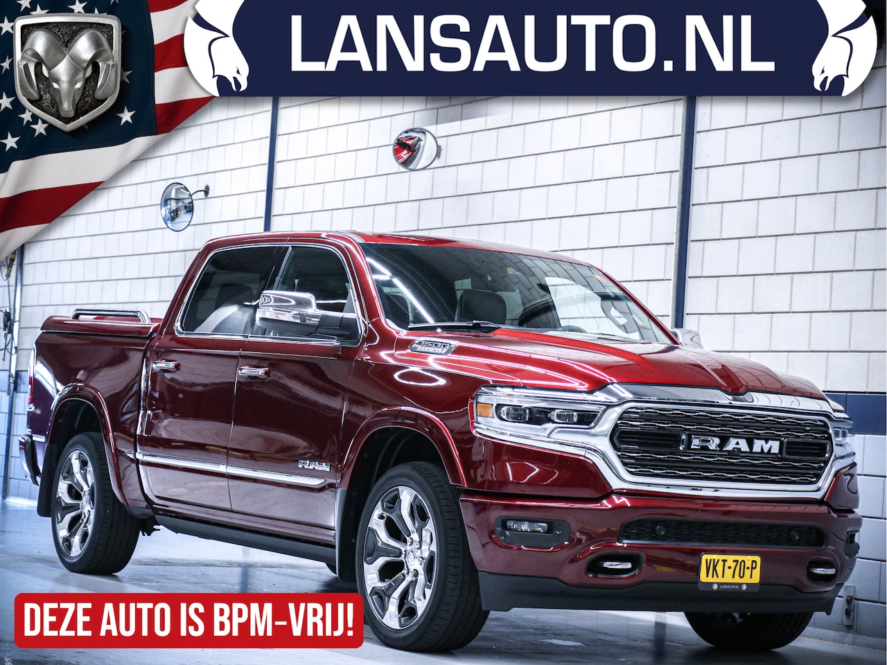 Dodge Ram 1500 - Limited | 12" | Luchtvering | Pano 1e Eigenaar en nieuw geleverd - AutoWereld.nl