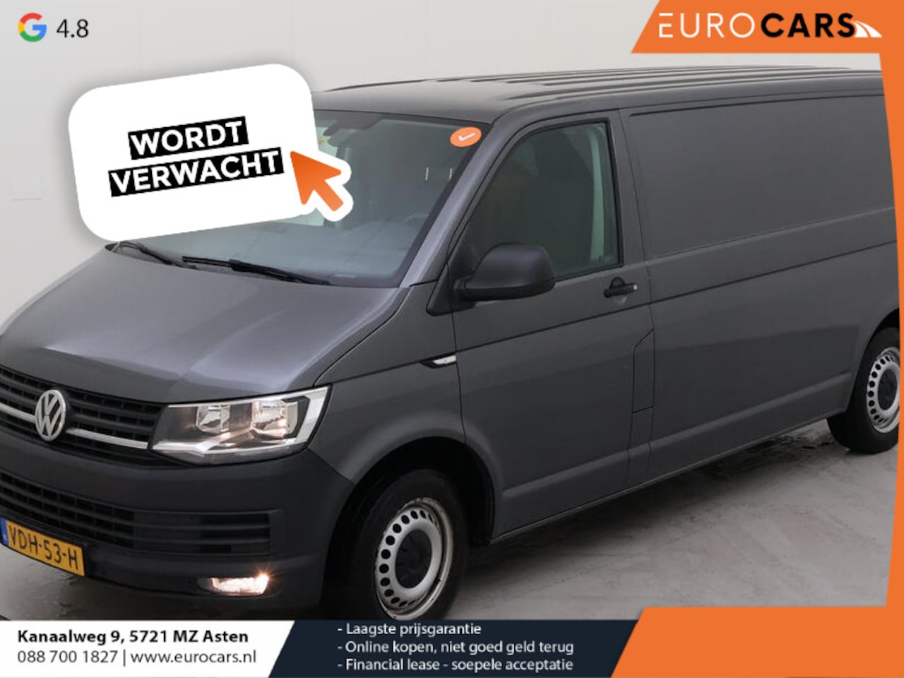 Volkswagen Transporter - 150pk automaat L2 Comfortline Executive + Trekhaak Navigatie Apple Carplay Sortimo inbouw - AutoWereld.nl