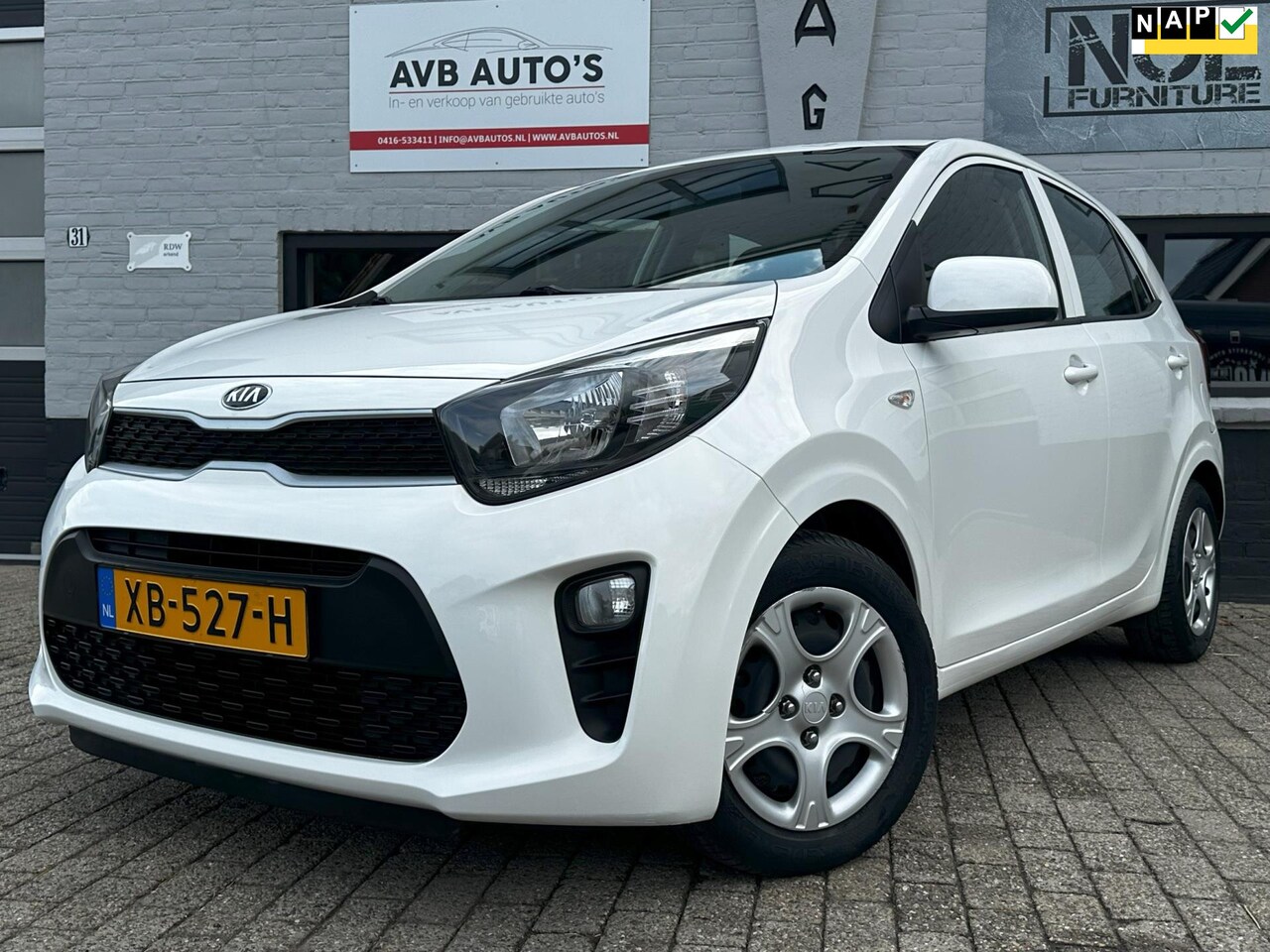 Kia Picanto - 1.0 CVVT EconomyPlusLine Airco Navi APK t/m 9-26 - AutoWereld.nl