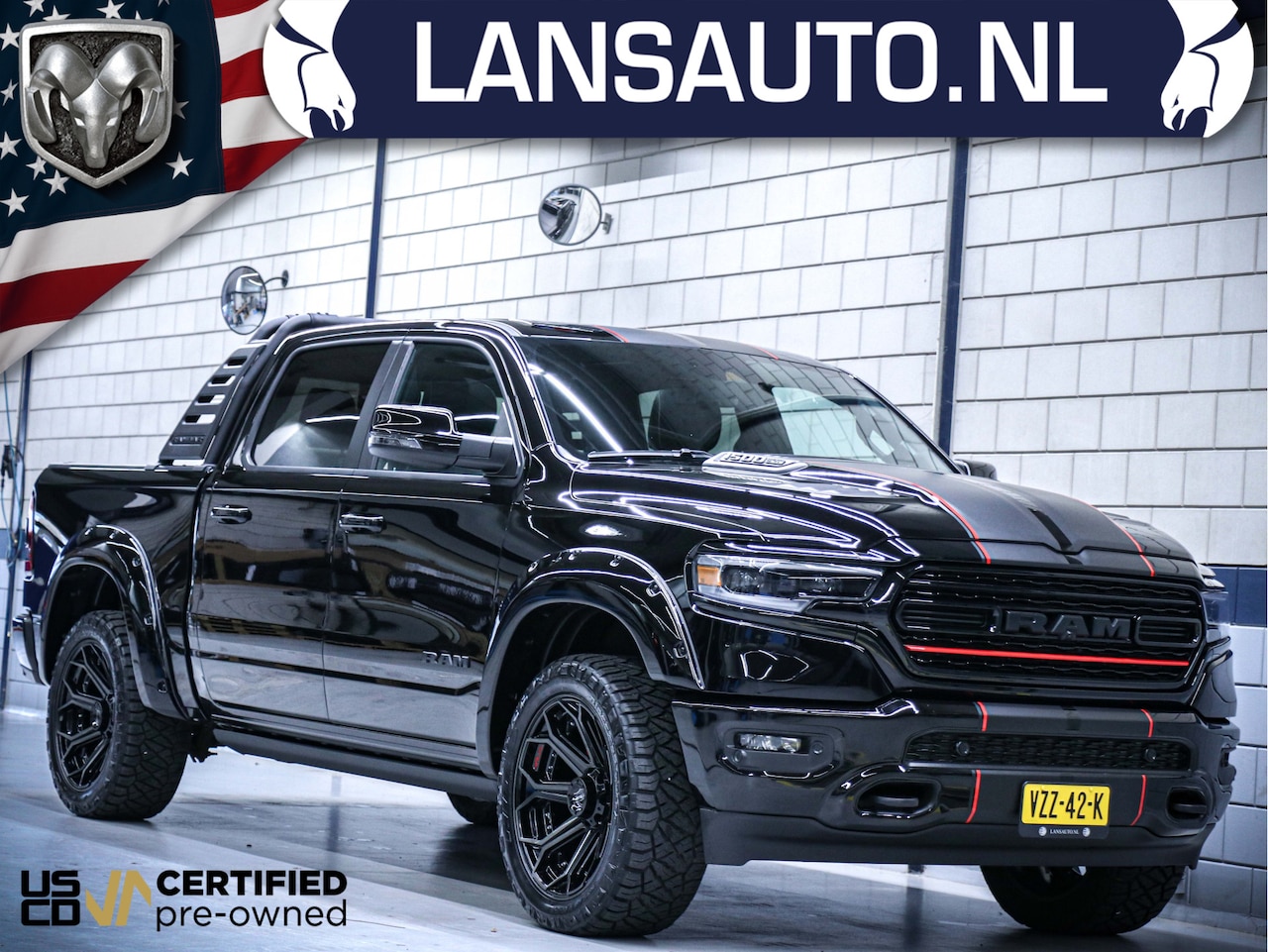 Dodge Ram 1500 - Limited Night Rambar | 22" 4Play Baya Boss| Widebody 1e Eigenaar - AutoWereld.nl
