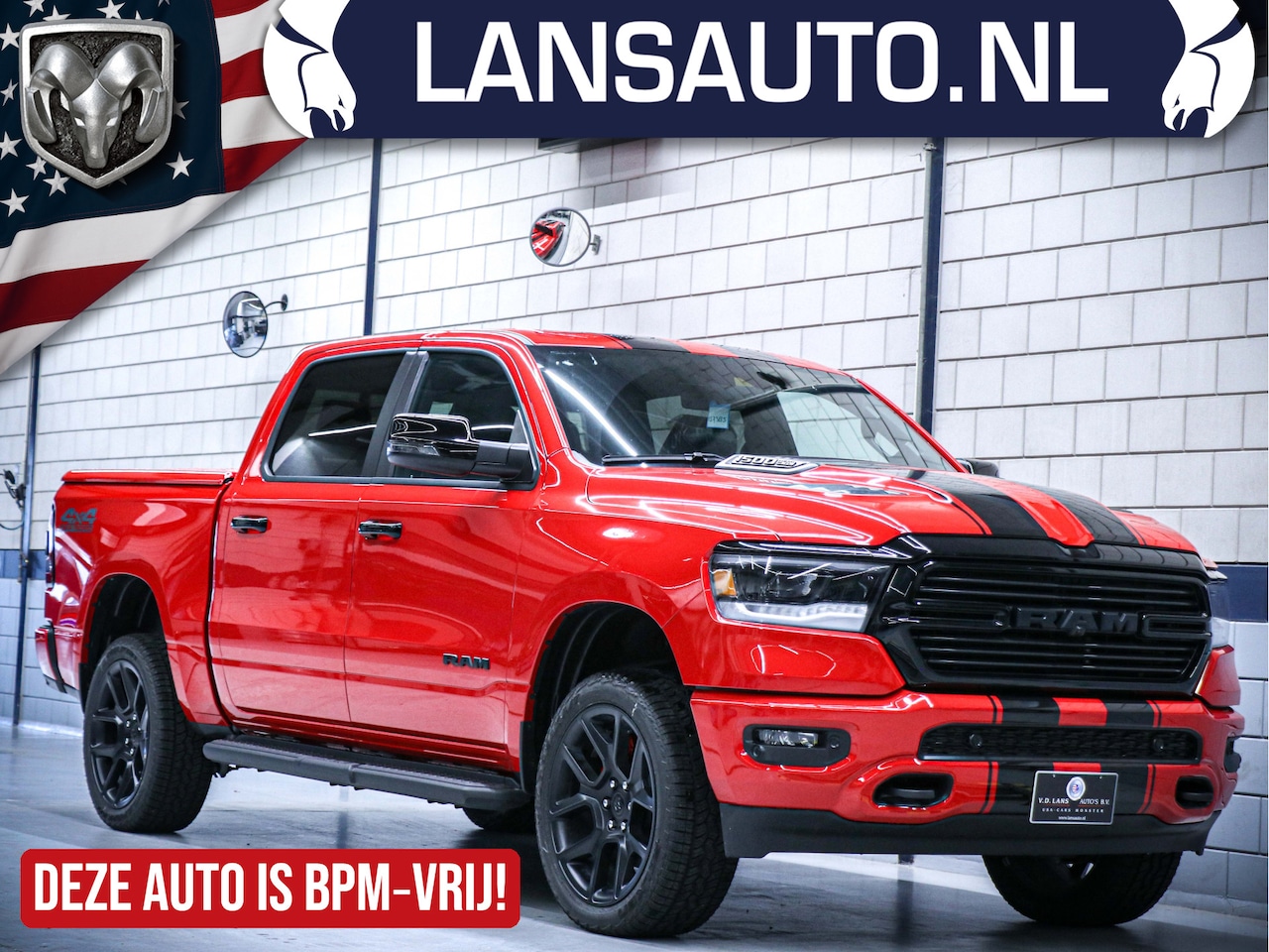 Dodge Ram 1500 - Laramie Night Edition | 5.7L Hemi V8 | 12" Uconnect - AutoWereld.nl