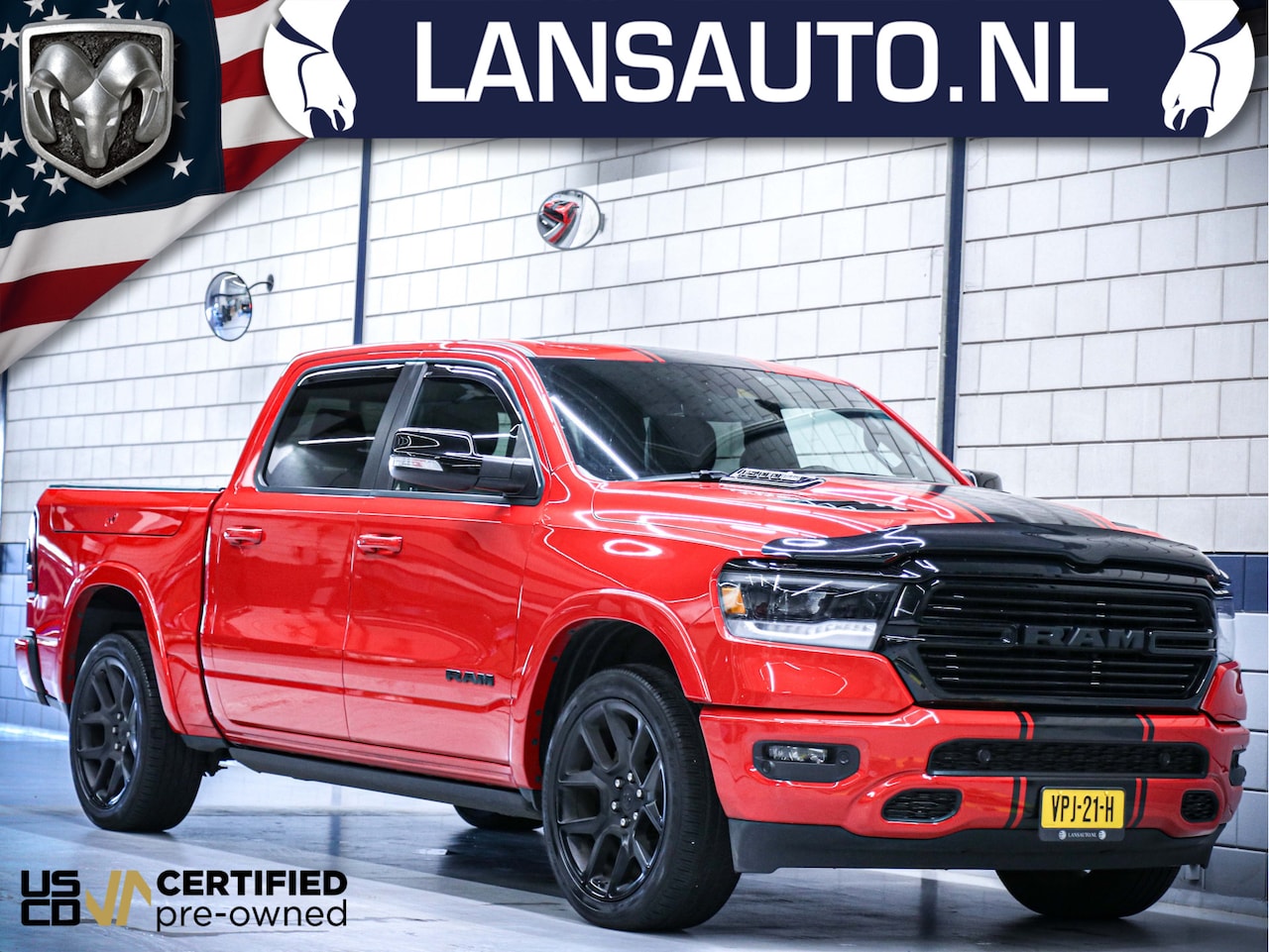 Dodge Ram 1500 - Laramie Night Rambox + MWK | 5.7L HEMI V8 400PK - AutoWereld.nl