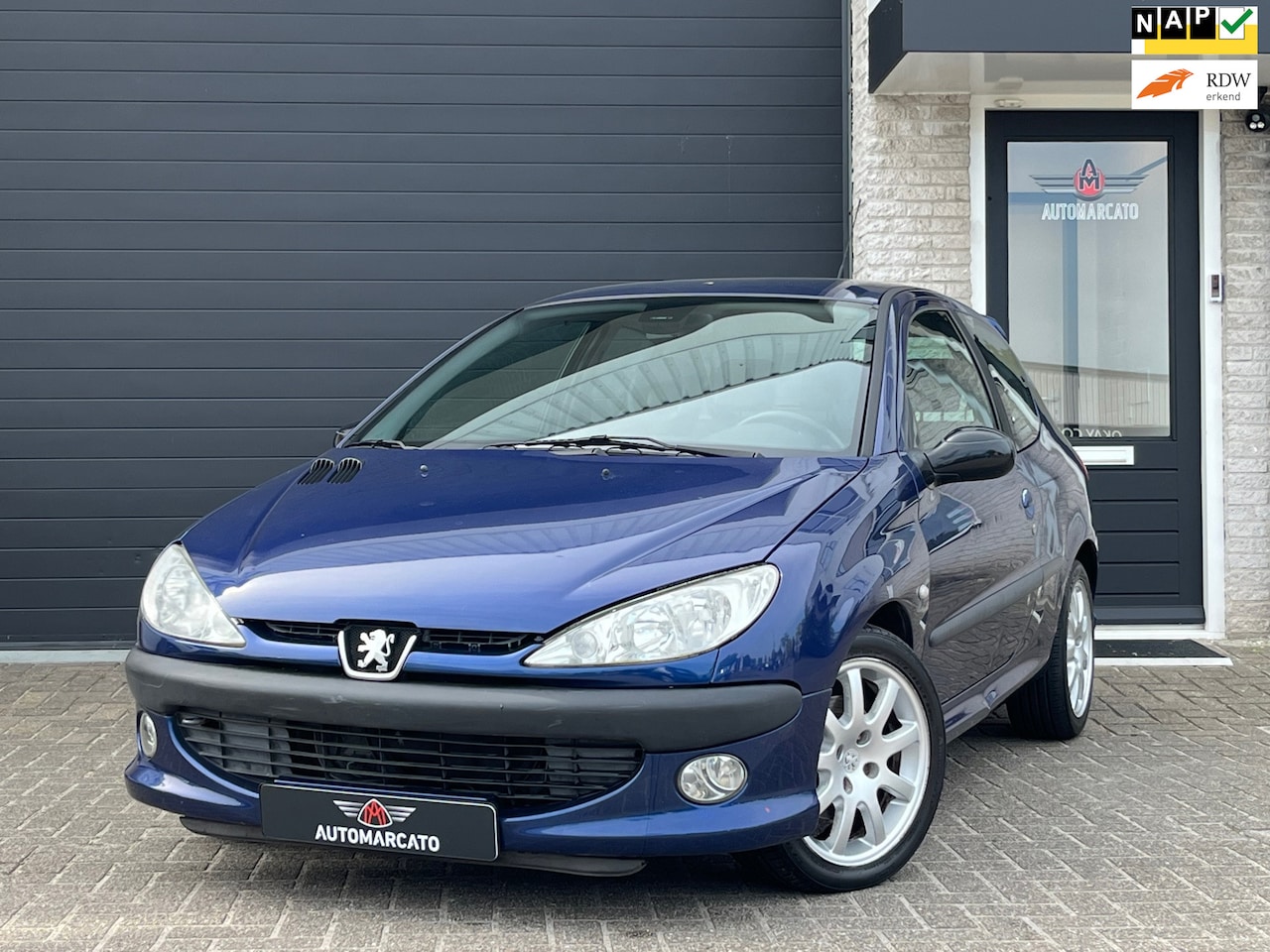 Peugeot 206 - 2.0-16V GTI | Clima | Airco | Sportwielen | Spoiler | YoungTimer | NAP | Electric Pack - AutoWereld.nl