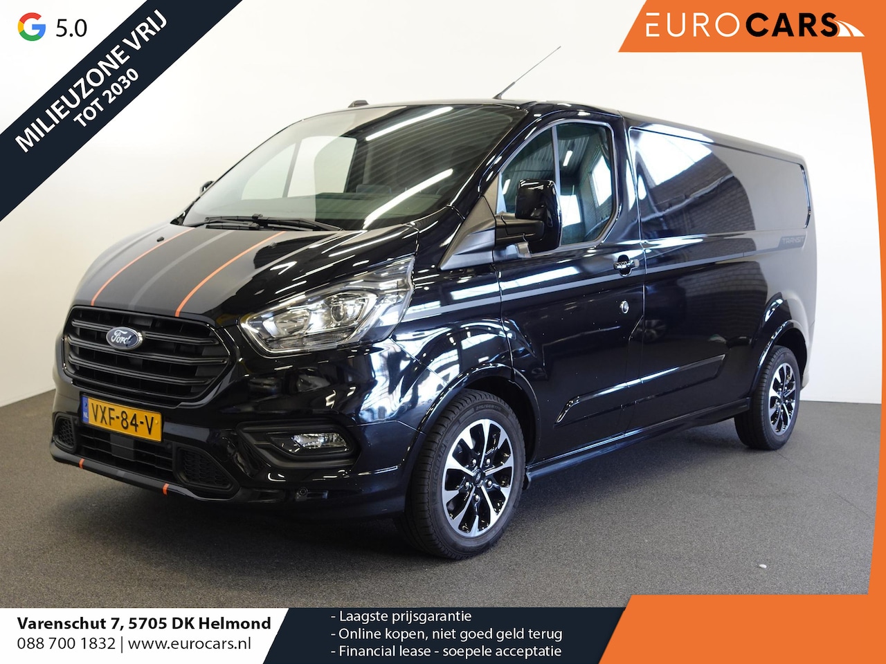 Ford Transit Custom - 320 2.0 TDCI L2H1 Sport 185PK Automaat Airco Cruise Control Bluetooth Navi Trekhaak - AutoWereld.nl