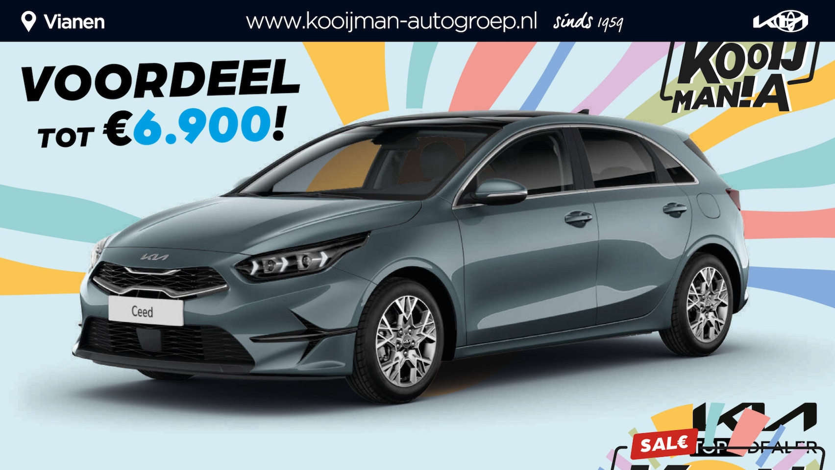 Kia Cee'd - Ceed 1.0 T-GDi ComfortLine €3.929.- KORTING! Meerdere kleuren en snel leverbaar! - AutoWereld.nl