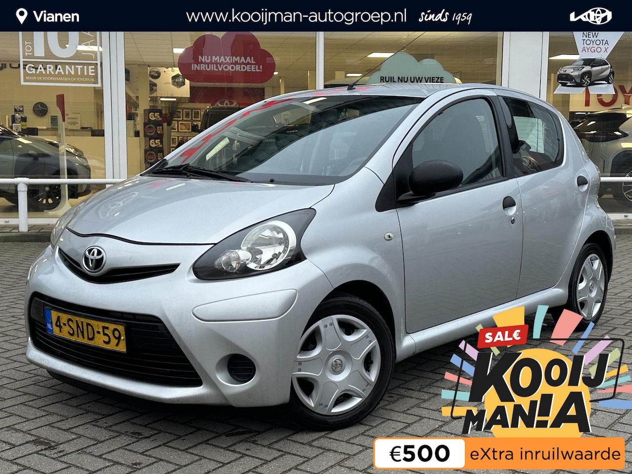 Toyota Aygo - 1.0 VVT-i Now met Airco, NL auto, dealeronderhouden - AutoWereld.nl