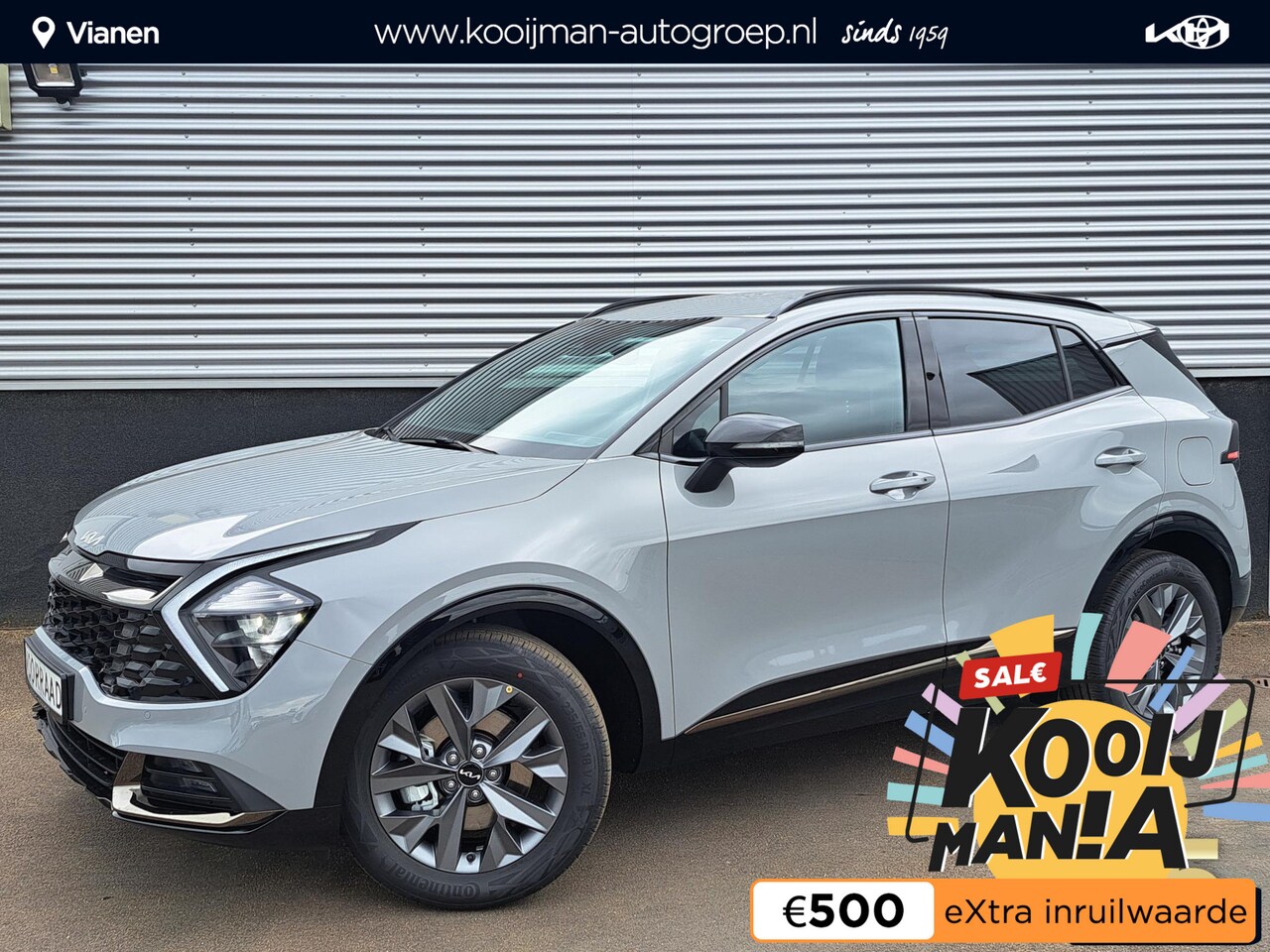 Kia Sportage - 1.6 T-GDi Hybrid Dark Edition KORTING! Ruim €3200 Voordeel, Nieuw uit voorraad leverbaar! - AutoWereld.nl