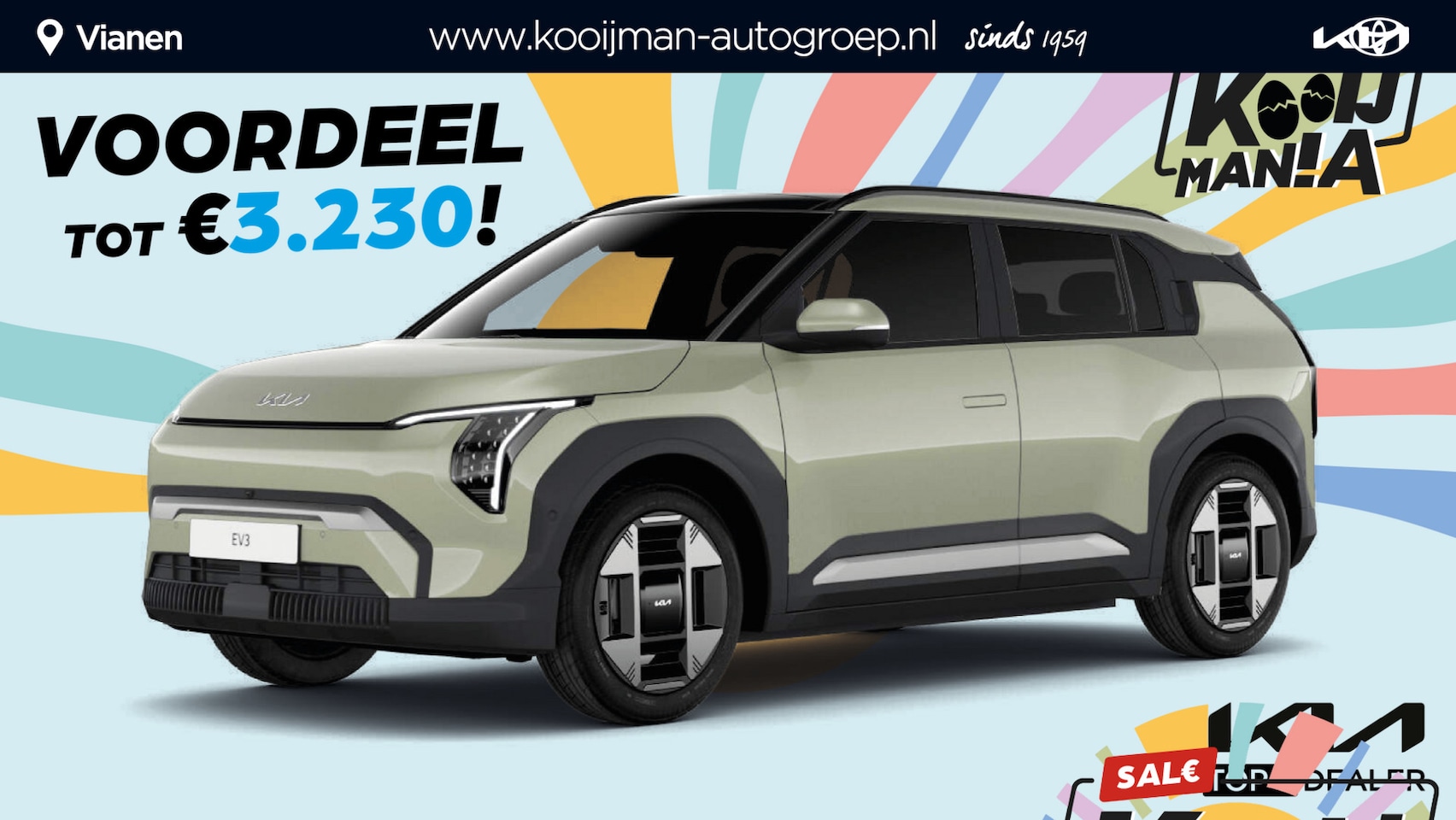 Kia EV3 - Plus 81.4 kWh €39.965,- RIJKLAAR! Nu €3.230,- voordeel! Meerdere kleuren en uitvoeringen l - AutoWereld.nl