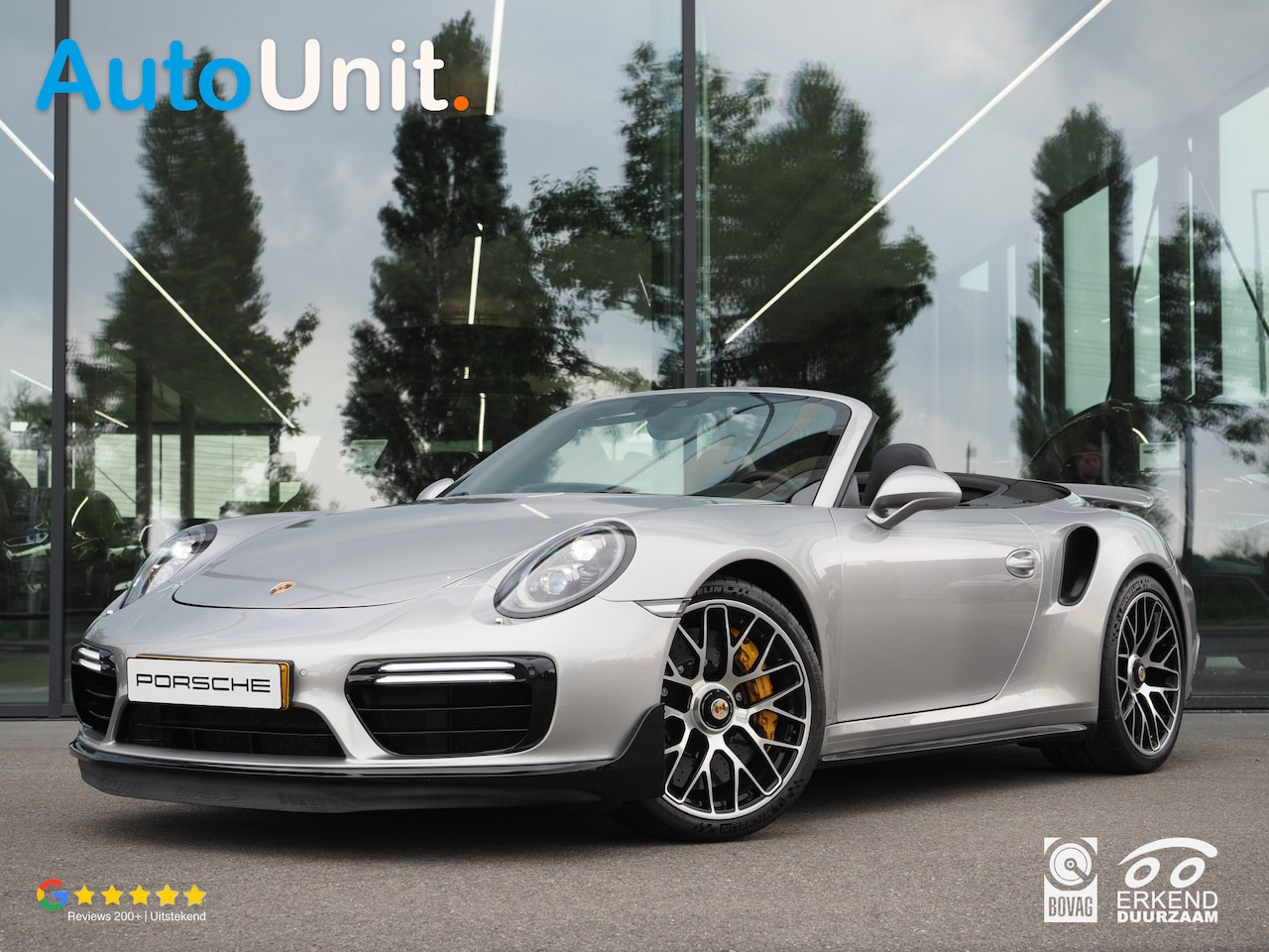 Porsche 911 Cabrio - 3.8 Turbo S 991.2 Upgrade | Keramisch | Aero Frontsplitter | GT3 RS Sideskirts | Sport Chr - AutoWereld.nl