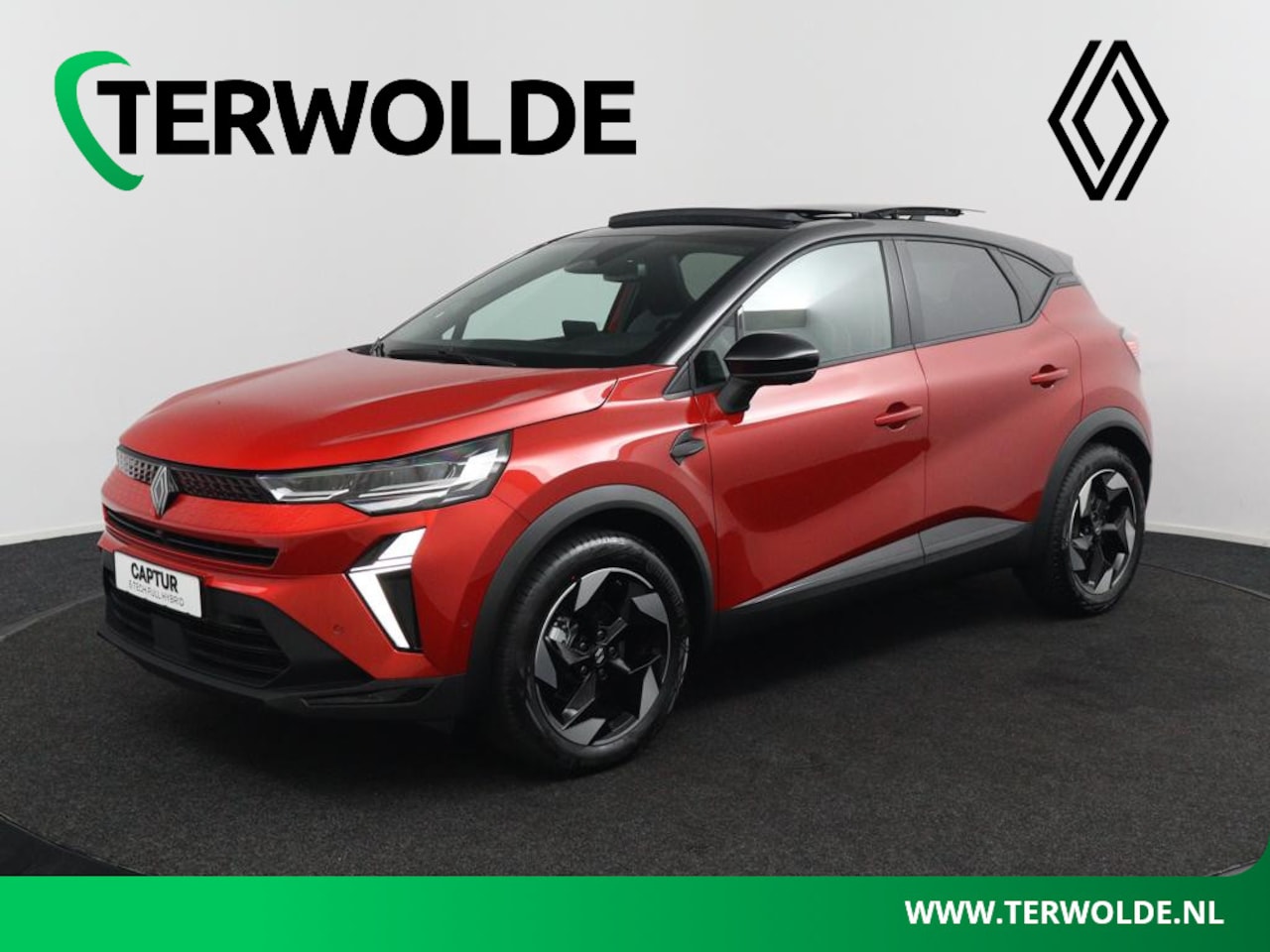 Renault Captur - 1.6 E-Tech full hybrid 145 techno | Panoramadak | Harman & Kardon | Adaptive Cruise Contro - AutoWereld.nl