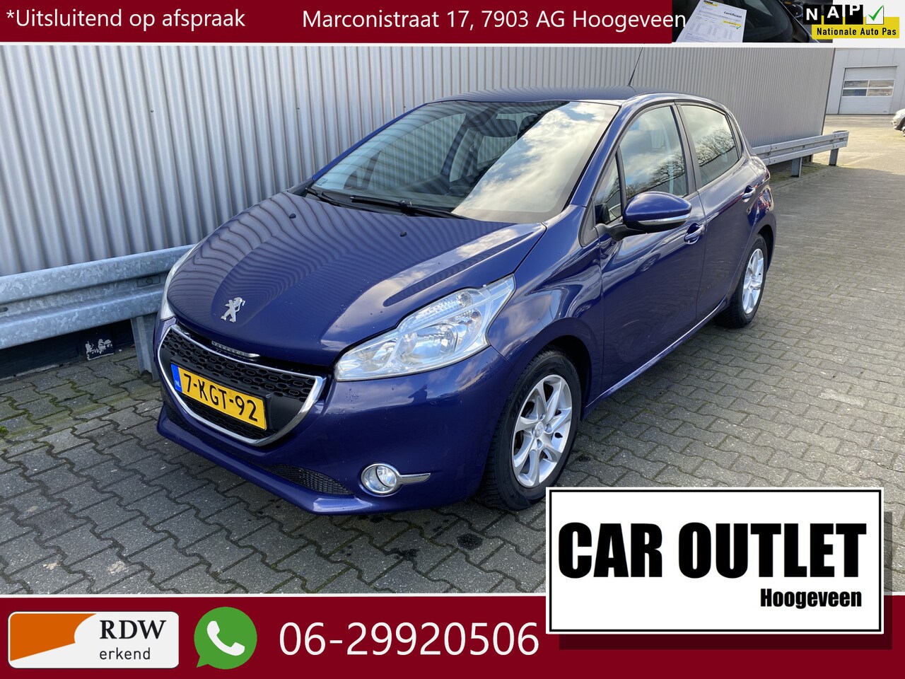 Peugeot 208 - 1.2 Vti Active 1.2 VTi Active 5-Drs, Navi, Bluetooth, CC, PDC, LM, nw. APK – Inruil Mogelijk – - AutoWereld.nl