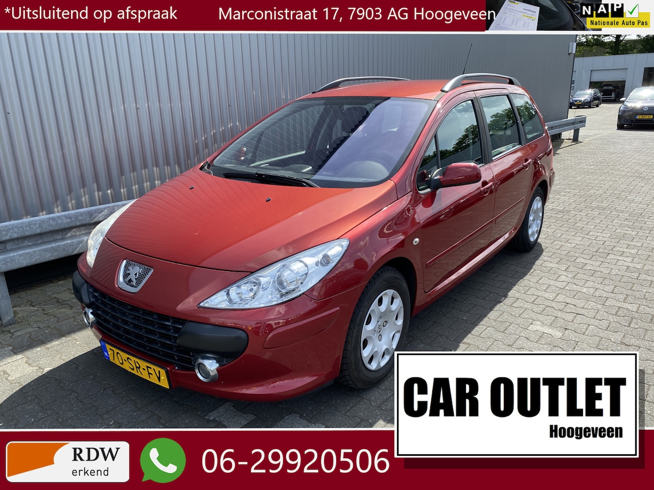 Peugeot 307 Break - 1.4-16V XS INRUILKOOPJE! Clima, CC, Trekh, nw. APK – Inruil Mogelijk – - AutoWereld.nl