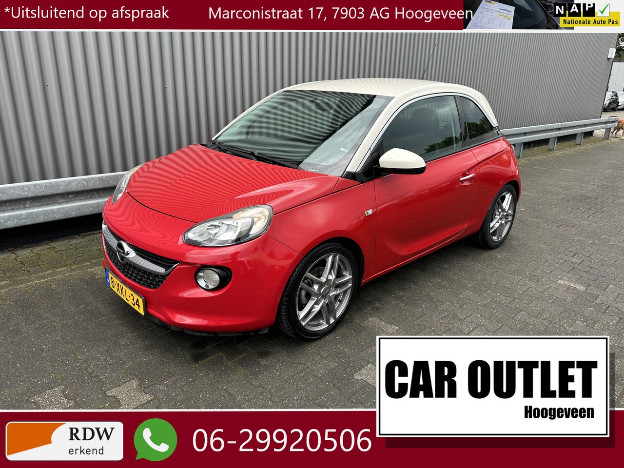 Opel ADAM - 1.2 Jam 128Dkm, Clima, CC, LM, nw. APK – Inruil Mogelijk – - AutoWereld.nl