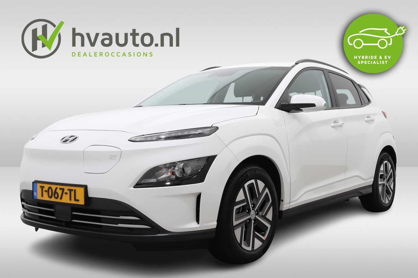 Hyundai Kona Electric - EV FASHION 64 KWH 3-FASE | Trekhaak | Navi | Krell Audio - AutoWereld.nl