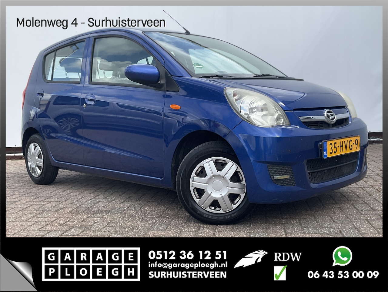 Daihatsu Cuore - 1.0 Premium Afn.Trekhaak Cruise 5-Deurs Elek.Pakket! - AutoWereld.nl