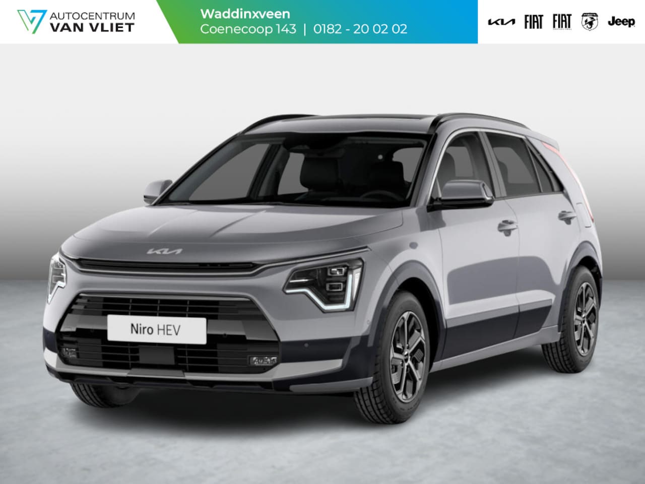 Kia Niro - 1.6 GDi Hybrid DynamicLine ANWB Private Lease v.a. € 469,- | Snelle Levering | Clima | Cam - AutoWereld.nl